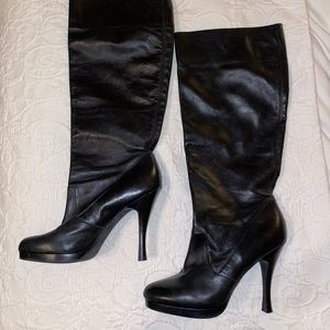 BCBG Genuine Leather Boots